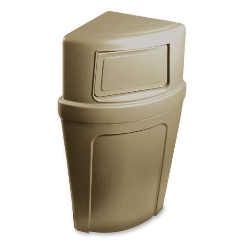 CONTINENTAL MFG CO 8325BE Corner Round Receptacle 21 Gallon 18-1/2inx14inx39in B