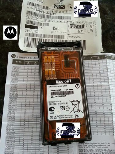 New real oem motorola battery for ht1250 ls + ht750, ht1550, pr860 vhf uhf radio for sale