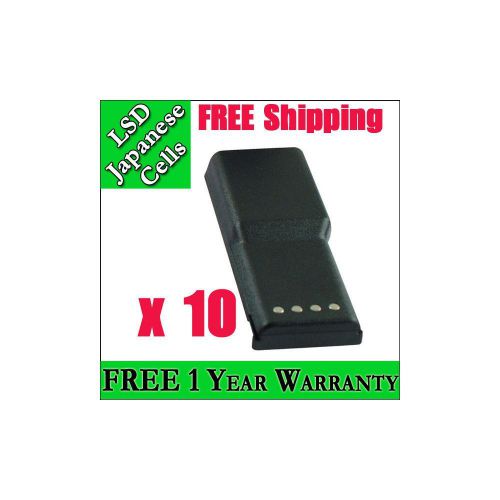 10 Batteries HNN8148-1650mAh HNN8148A/8148B..for Motorola Radius P110.big Saving