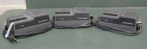 LOT 3 Motorola NTN4635A NTN4635B Radio Battery Chargers 22V 120mA