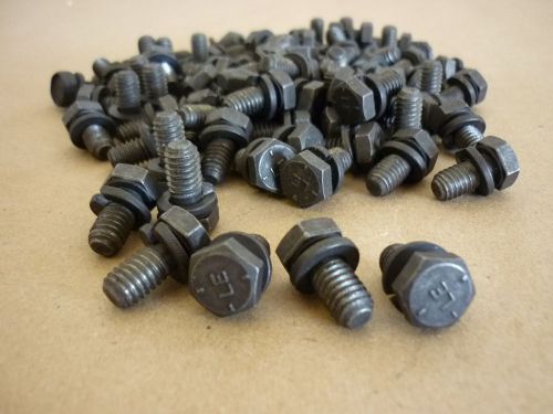 Automotive Screw Cap 5/16-18 x 5/8&#034; Long Bolt Assembly Washer Hex Head (25 Each)