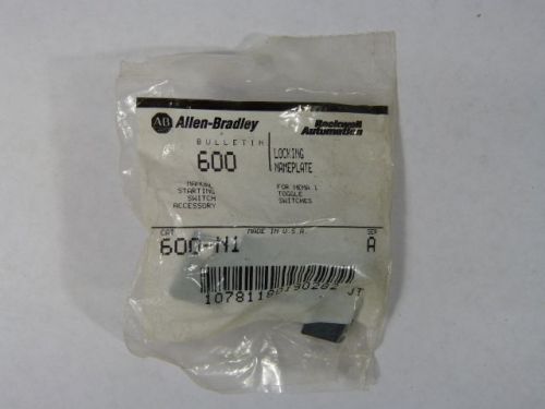 Allen Bradley 600-N1 Locking Name Plate ! NEW !