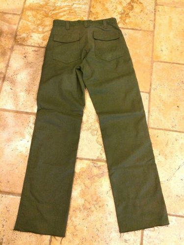 FSS Wildland Fire Fighting ARAMID Green Pants Sz 30 1/2 X 34 B