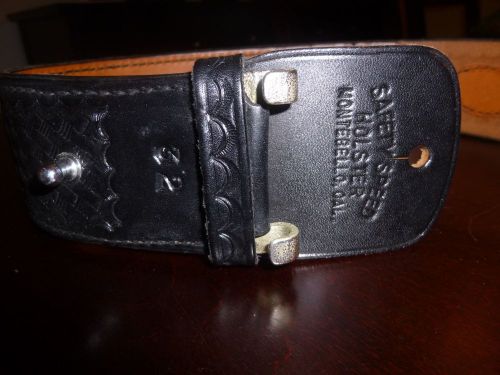 Safety Speed Duty Holster Belt Size 32 Montebello, CA Basketweave Design