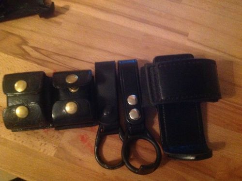 Police duty leather accessories for sale