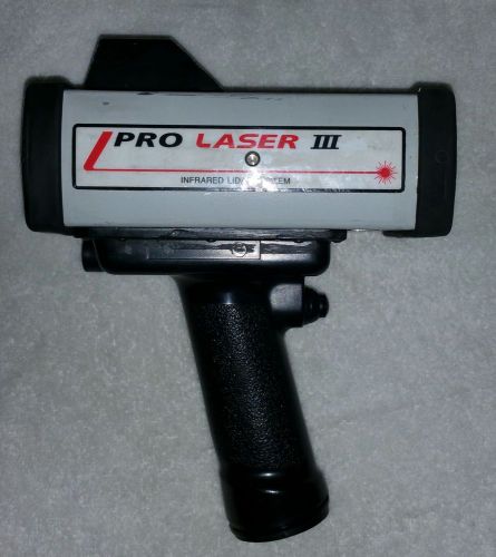 Kustom Signals Pro Laser III 3 LIDAR Police Laser Radar Gun