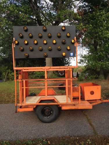 Wanco arrow board, tow behind trailer (diesel generator) skid unit wed-min for sale