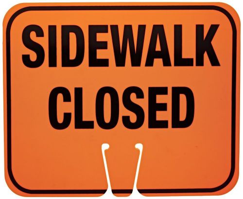 Cortina 03-550-sc - ez-ims abs plastic cone sign, legend &#034;sidewalk closed&#034; for sale