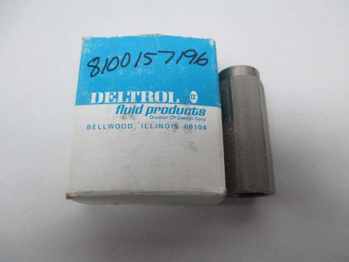 NEW DELTROL EC20SS CHECK THREADED 6GPM HYDRAULIC VALVE 1/4IN NPT D349015