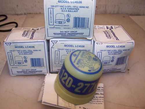 (4) LOT OF 4 NEW INTERMATIC 120 - 277 VAC LOCKING TYPE PHOTO CONTROL LC4536