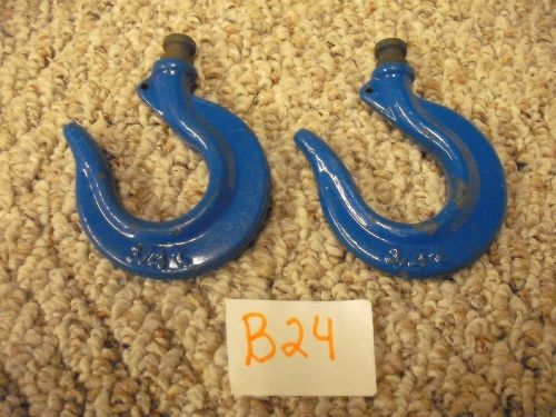 McKISSICK Swivel Shank Hooks 3/4 Ton ~ Lot Of 2 ~ New ~