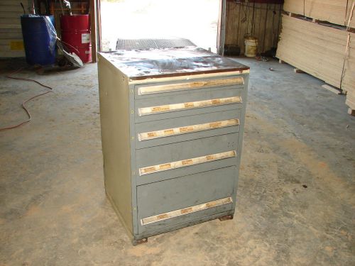 VIDMAR 5 DRAWER INDUSTRIAL TOOL STORAGE CABINET 30&#034;X30&#034;X44&#034; ***XLNT***