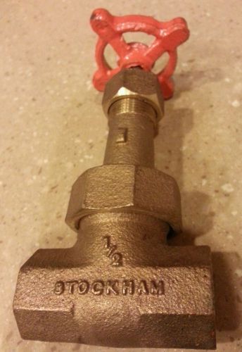 Stockham 1/2&#034; Bronze Gate Valve - 125S 200OWC -  Part No. B-105