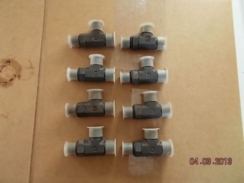 Eight 6 r5olo straight thread run tee steel hydraulic fittings john deere ford for sale