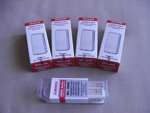 NIB Honeywell Ademco 5816 Wireless Transmitter/w 5899 Magnetic@@