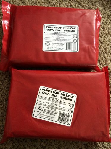 Qty (2) SSB26 Specified Technologies Firestop Pillows 2&#034;x6&#034;x9&#034;