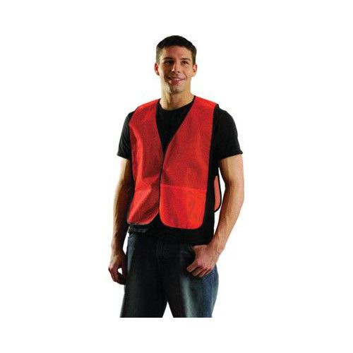 OccuNomix Orange Mesh Vest With No Reflective Tape