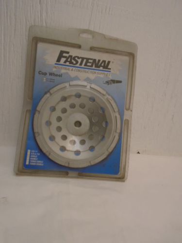 FASTENAL 7 X 5/8-11 SINGLE ROW DIAMOND CUP WHEEL NEW FREE SHIPPING IN US