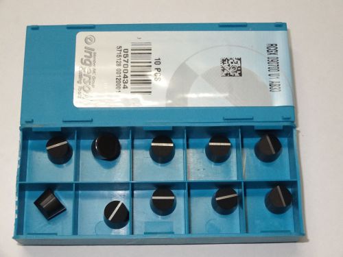 10 new INGERSOLL - RCGX 090700 U1 AB30 3/8&#034; Ceramic Inserts 05700434