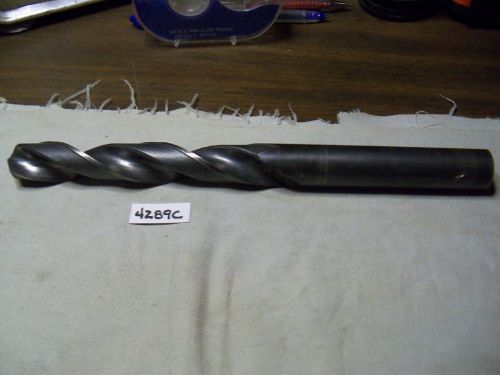 (#4289C) Resharpened Machinist 27/32 Inch Straight Shank Drill