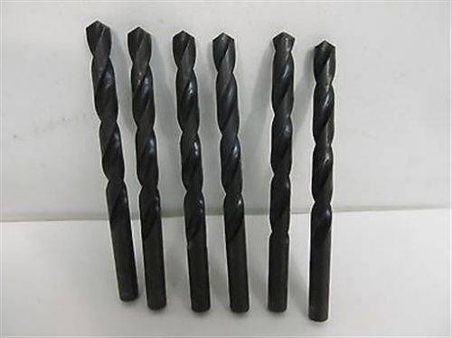 Jobber length 3/8&#034; x 5&#034; hss drill bits ( 6 each for sale