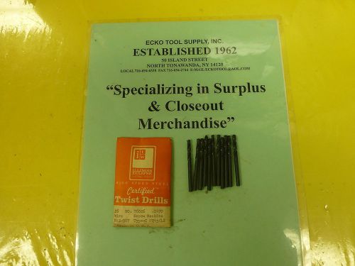 SCREW MACHINE DRILL #26 (.1470&#034;) HIGH SPEED 135 SPL PT BLACK NEW USA 12PCS $4.80