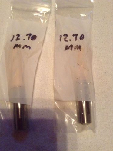 2 Piece Lot of 12.70 MM Hi Perf Solid Carbide drills