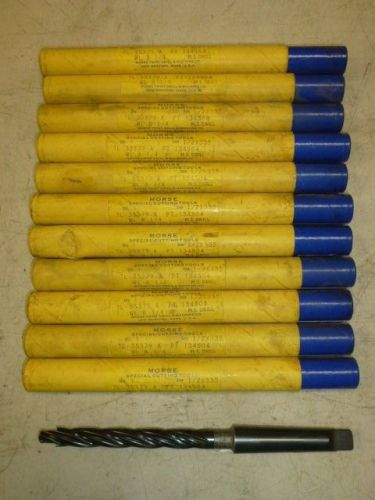 NOS! LOT of (11) MORSE COUNTERBORE STEP DRILL BITS, 1/2&#034; x .335&#034;, 2MT SHANK