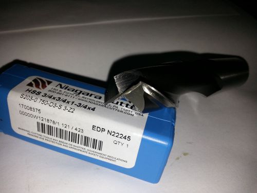 Niagara Cutter HSS 3/4 2Flute EndMill