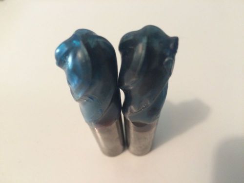 2 Solid Carbide Niagara Ball Nose Endmills