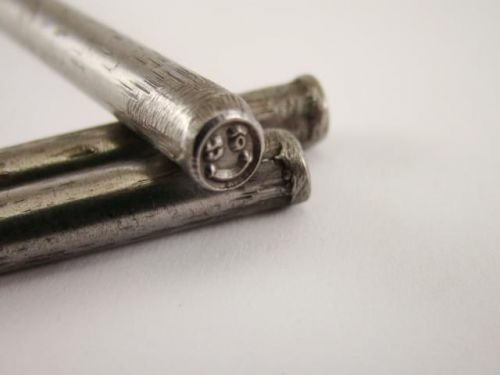 &#034;smiley face wink &#034; symbol 3/16&#034;-5mm-stamp-hardened steel-gold&amp;silver bars (g34) for sale