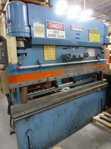 Pacific press brake 90 ton no. j90-8 cnc hydraulic 8&#039;oa 78&#034;b.h. 7&#034;str. (26995) for sale