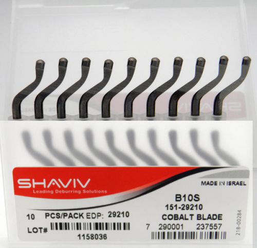 10pcs Cobalt B10S Type Replacement Blades Shaviv