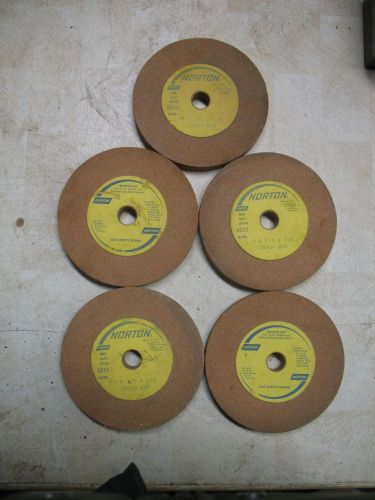 5- Norton Grinding Wheels. 4 x  1/2 x 1/2