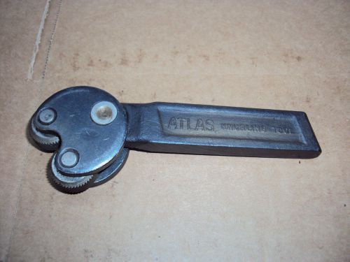 VINTAGE ATLAS KNURLING TOOL WITH ROTATING HEAD