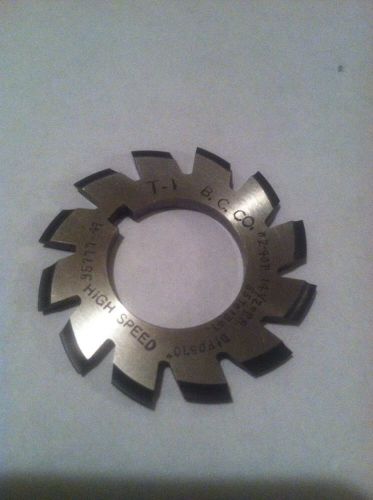 NEW INVOLUTE GEAR CUTTER #2 40P 55-134T 14.5PA 7/8&#034;bore B.C.Co. HS