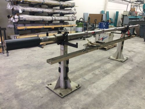 LNS HYDROBAR SWISS CNC BAR FEEDER, 3-TUBE GATLING, SLIDING HYDRODYNAMIC 2001