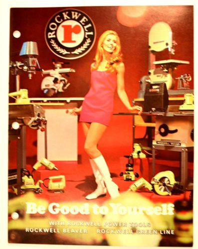 Be good to yourself with rockwell beaver power tools catalog 1970 #rr54 lathe for sale