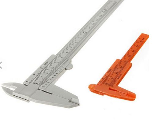 New set plastic vernier caliper 6&#034; 150 mm + 3&#034; 80 mm free shipping