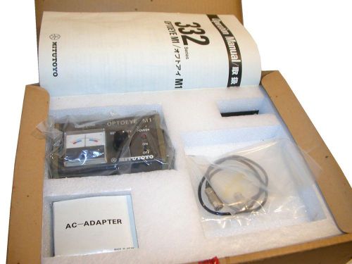 MITUTOYO 332 SERIES OPTOEYE M1 IMAGE SENSOR MODEL OPT-M1 CODE # 332-101