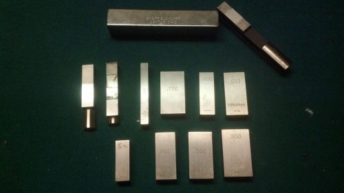 12 misc gauge blocks .250, .750, .450, .650, .400, .600, .700, .800 for sale