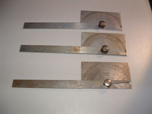 Steel Protractors Lot of 3