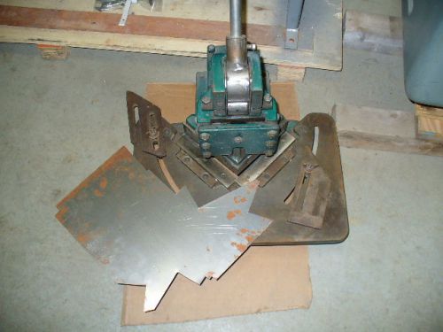 Sheet metal notcher 6&#034; X 6&#034; X 16 ga.