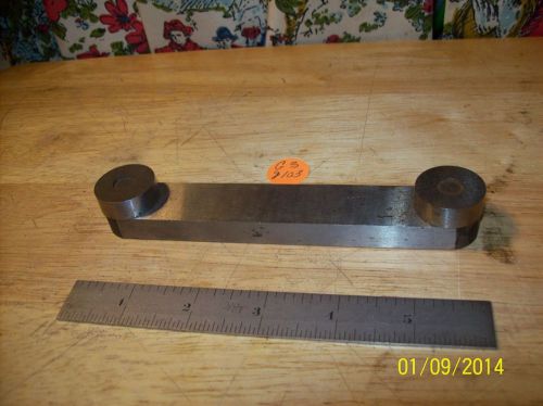 MACHINIST SINE BAR 6&#034; LONG x  3/4 ” 1&#034; WIDE x 1&#034;