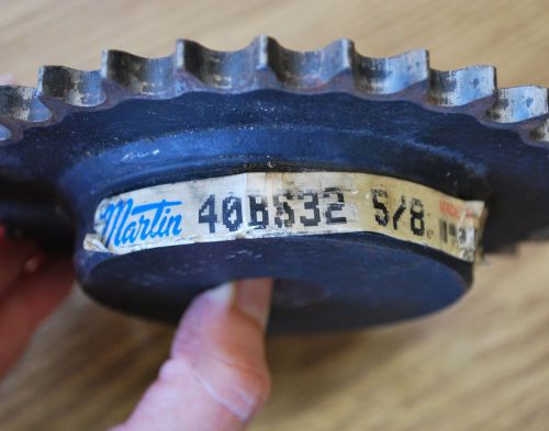 Martin 40BS32 X 5/8 Sprocket 5/8&#034; Bore with 3/16&#034; keyway