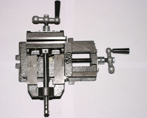 4 inch / 100 mm Cast Iron Cross Slide Vise by White Dog &amp; AJ Wholesale Dist. Ex+