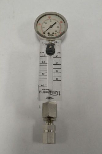 FLOWSERVE UKD03SG1040 DURAMETALLIC SEAL GARD SINGLE 0-40GPH FLOWMETER B244516