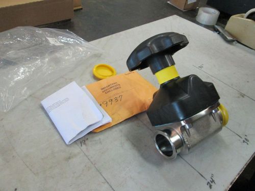 Crane-Saunders S/S Sanitary Diaphragm Valve #2.00&#034;70068-50-P2 W/Cert&#039;s (NEW)