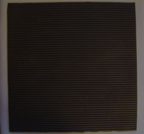 New Neoprene Ribbed Rubber Sheet 18 x 18 x 0.328