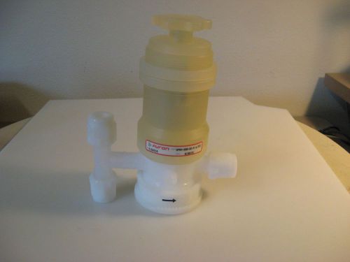 Furon UPRM-688-60-M Teflon Pressure Regulator Valve W/TEE, 1/2&#034; Flare Grip